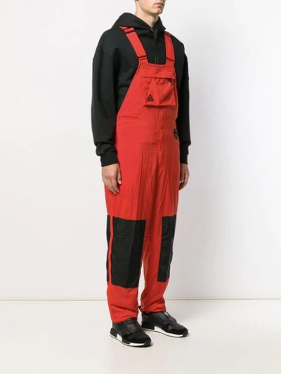 Shop Nike 'm Nrg Acg' Overall In 红色
