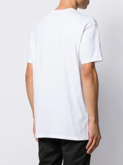 Shop Vivienne Westwood Embroidered Logo T-shirt In White
