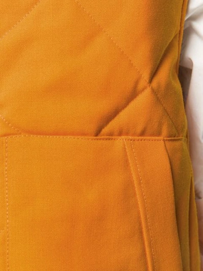 Shop Jacquemus Le Gilet Romarin Jacket In Orange