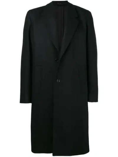 Shop Mauro Grifoni Single Breasted Coat - Black