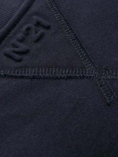 Shop N°21 Logo Detail Sweatshirt In Blue