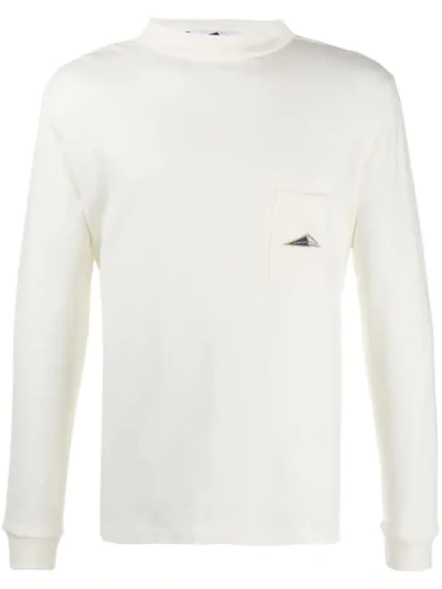 Shop Anglozine Zine Long Sleeve T-shirt In White