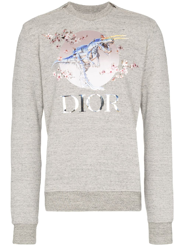 grey dior sweater