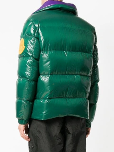 Shop Moncler Dervaux Padded Jacket In Green