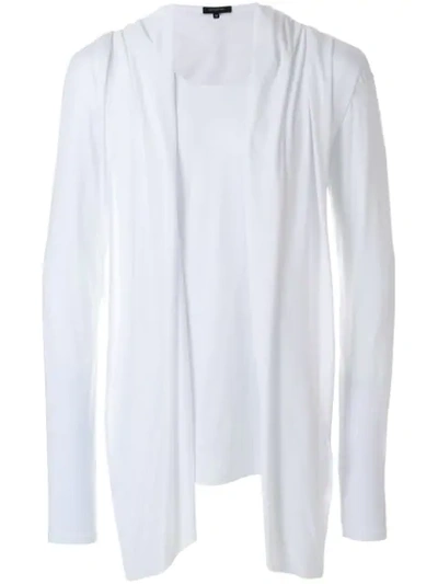 Shop Unconditional Waistcoat Draped Top In White