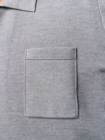 Shop Maison Margiela Button-down Pocket Cardigan In Grey