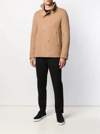 Shop Herno Padded Lining Jacket In Neutrals