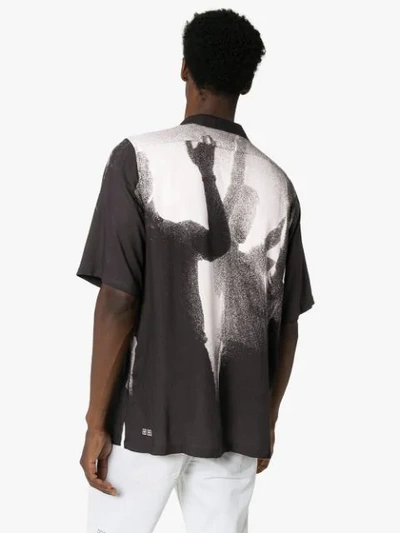 Shop Ksubi Silhouette Print Shirt In Black