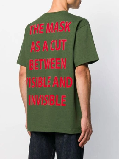 Shop Gucci Manifesto Oversized T-shirt In Green