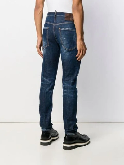 Shop Dsquared2 Slim-fit Denim Jeans In Blue