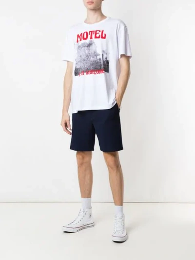 Shop À La Garçonne + Hering Psycho T-shirt In White