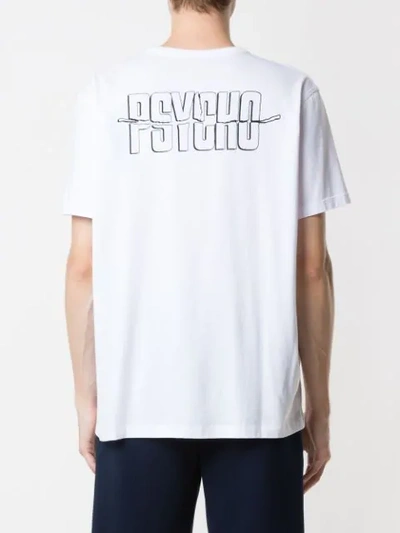 Shop À La Garçonne + Hering Psycho T-shirt In White