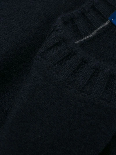 Barba Napoli Round Neck Jumper In Blue