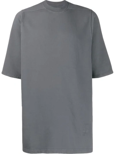 Shop Rick Owens Drkshdw Oversized Classic T-shirt In Grey