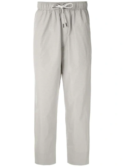 Shop À La Garçonne Elasticated Waist Trousers In Grey