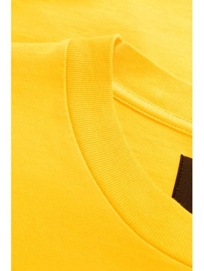 Shop Botter Logo Print T-shirt In Yellow