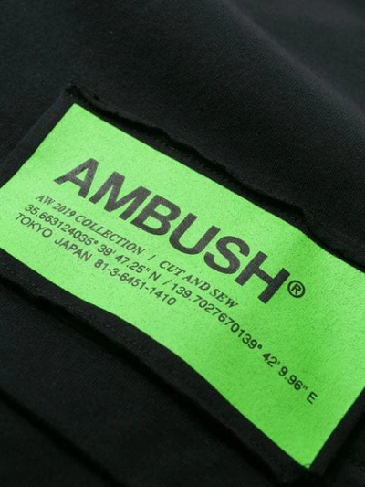 Shop Ambush Logo Print T-shirt In Black