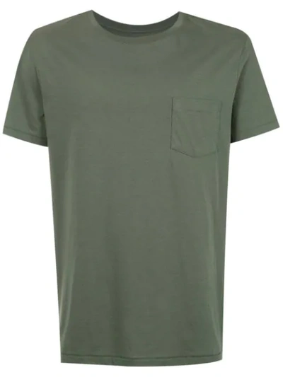 Shop Osklen Chest Pocket T-shirt In Green