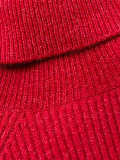 PALTÒ ROLL NECK SWEATER - 红色