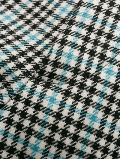 ALEXANDER MCQUEEN HOUNDSTOOTH CHECK TROUSERS - 蓝色