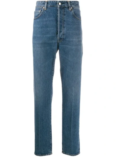 Shop Golden Goose Happy Slim-fit Jeans In Blue