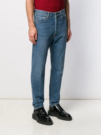 Shop Golden Goose Happy Slim-fit Jeans In Blue