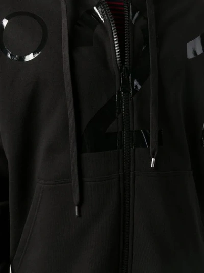 Shop N°21 Logo Knitted Hoodie In Black