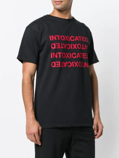 Shop Intoxicated Branded T In Black