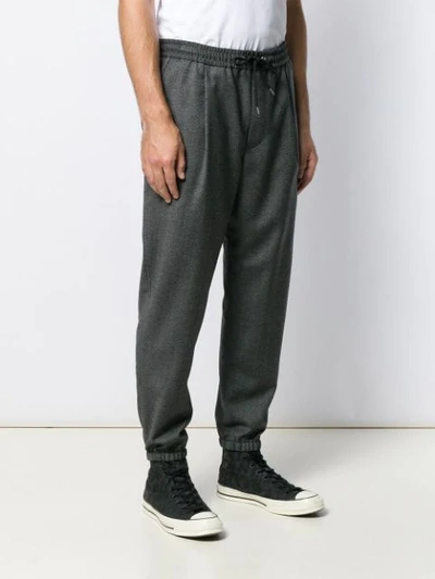 Shop Mcq By Alexander Mcqueen Drawstring Track Pants In Black