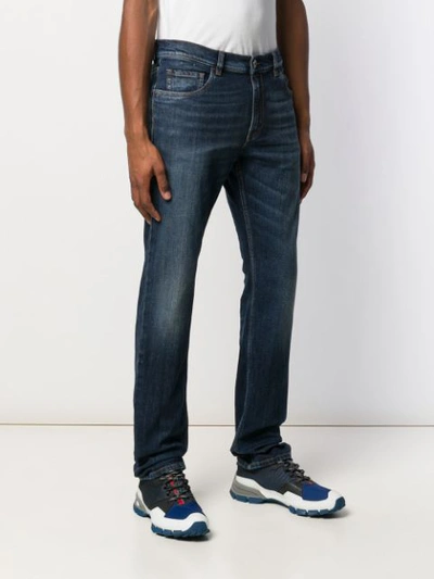 Shop Prada Straight Leg Jeans In Blue