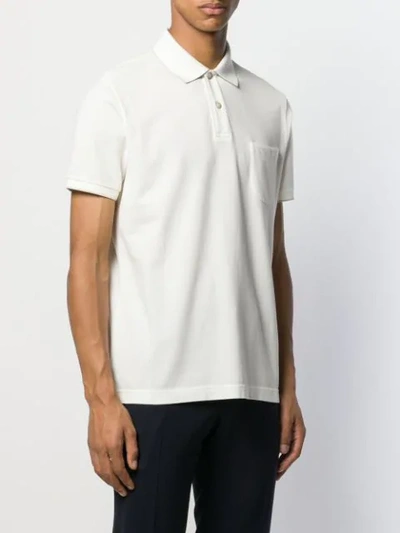 Shop Loro Piana Classic Polo Shirt In White