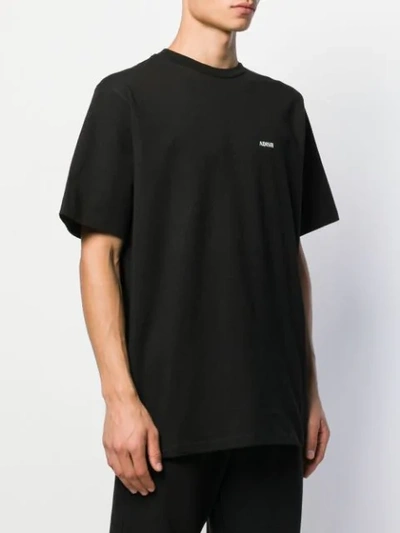 Shop Adish Short Sleeved Logo T In Black