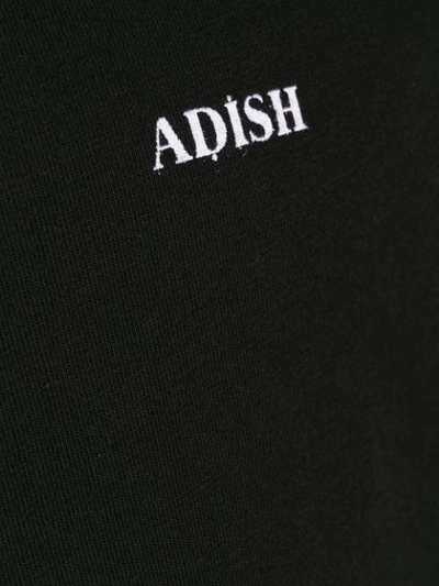ADISH SHORT SLEEVED LOGO T-SHIRT - 黑色
