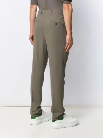 Shop Rick Owens High-rise Trousers In Grey