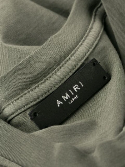 AMIRI LOGO PRINT T-SHIRT - 绿色