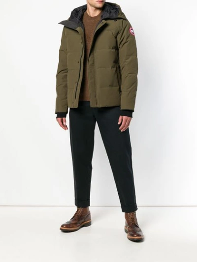 Shop Canada Goose Macmillan Parka In Green