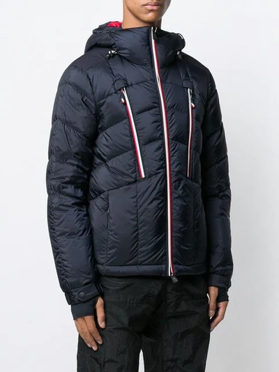 Shop Moncler Arnensee Quilted Jacket In Blue