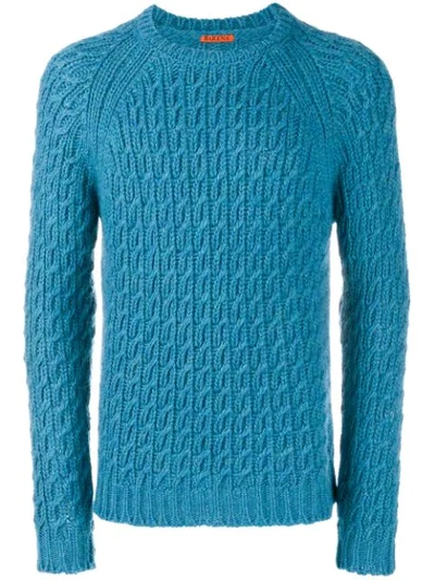 Shop Barena Venezia Knitted Jumper In Blue