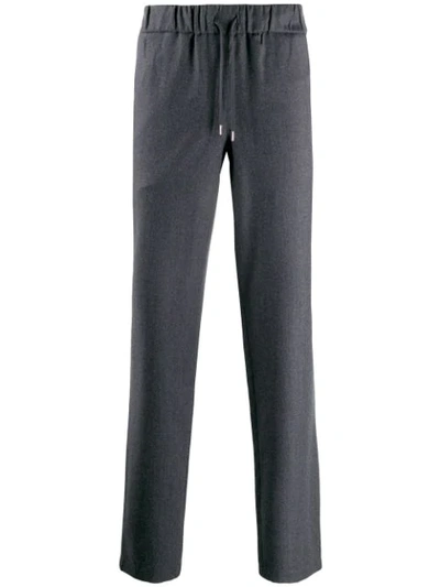 Shop Apc Track Pants In Grey
