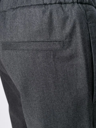 Shop Apc Track Pants In Grey