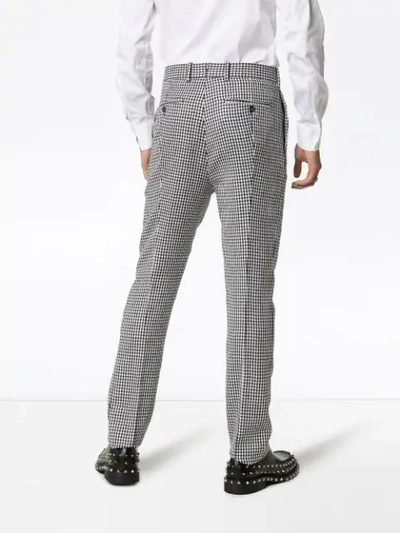 Shop Alexander Mcqueen Checked Tailored Trousers In 9080 Multicolour