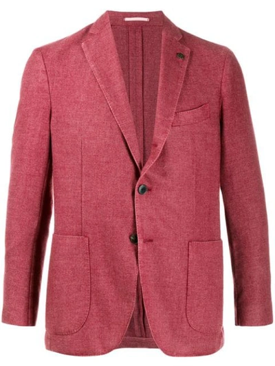 Gabriele Pasini Patch Pocket Blazer In Red