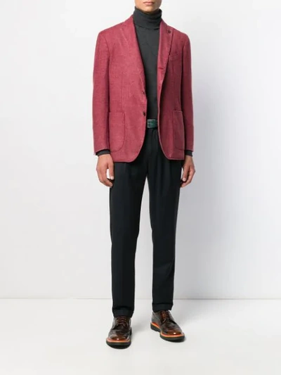Gabriele Pasini Patch Pocket Blazer In Red