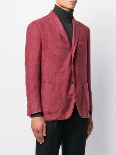 Gabriele Pasini Patch Pocket Blazer In Red