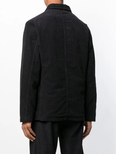 Shop Universal Works Corduroy Shirt Jacket In Black