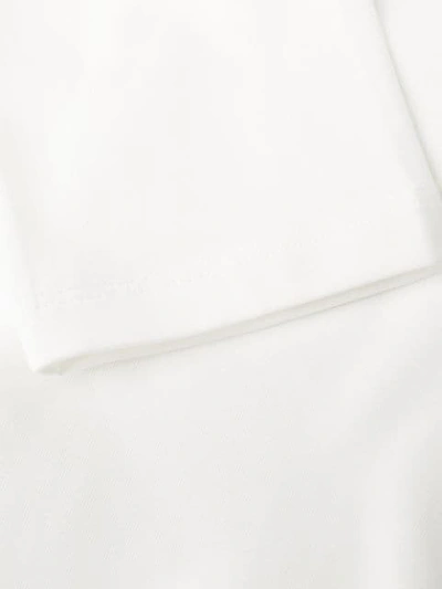 Shop Jil Sander Turtleneck Fitted Top In White