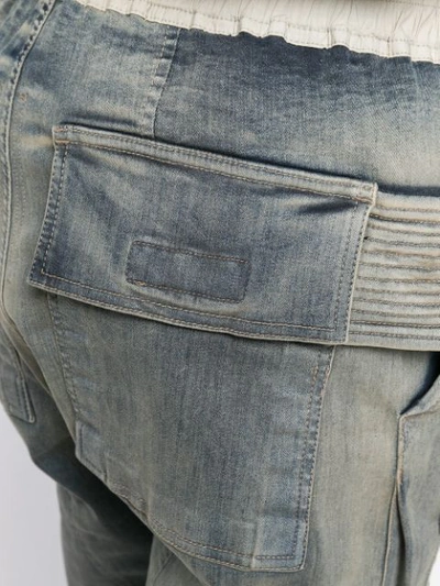 Shop Rick Owens Drkshdw Drop Crotch Jeans In Blue