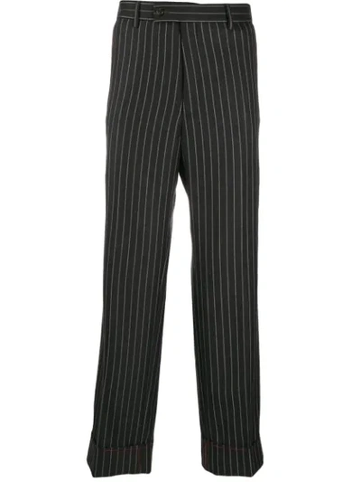 PINSTRIPE TAILORED TROUSERS