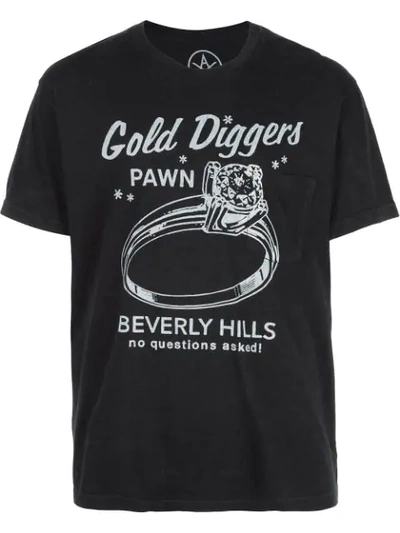 Shop Local Authority Gold Diggers T-shirt In Black