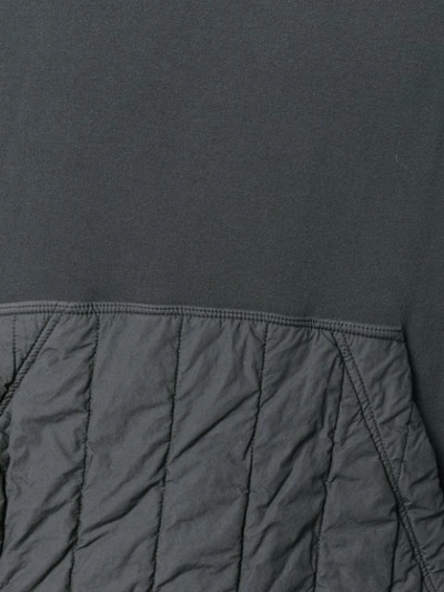 Shop Andrea Ya'aqov Padded Panel Sweatshirt - Grey